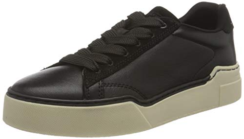camel active Wind, Zapatillas para Mujer, Negro, 36 EU