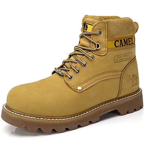 CAMEL CROWN Bota Mujer Piel Botas Waterproof Mujer Militares Work Boots for Women Outdoor Invierno