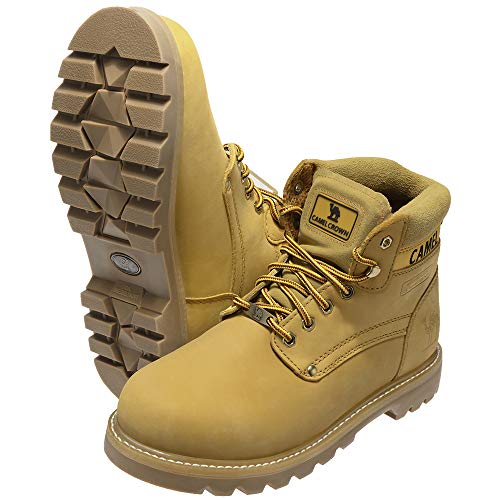 CAMEL CROWN Bota Mujer Piel Botas Waterproof Mujer Militares Work Boots for Women Outdoor Invierno