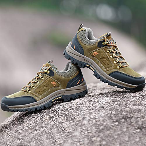 CAMEL CROWN Zapatillas de Senderismo para Hombre Antideslizantes Botas para Caminar Escalar Trekking