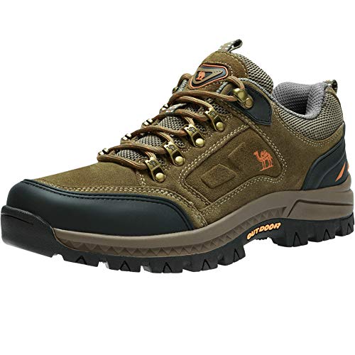 CAMEL CROWN Zapatillas de Senderismo para Hombre Antideslizantes Botas para Caminar Escalar Trekking