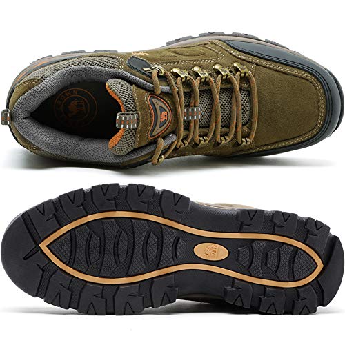 CAMEL CROWN Zapatillas de Senderismo para Hombre Antideslizantes Botas para Caminar Escalar Trekking