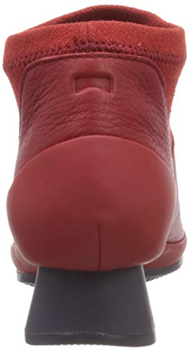 Camper Alright, Bota Chelsea Mujer, Rojo Medio, 36 EU