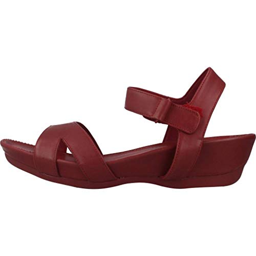 Camper Micro, Sandalias con Punta Abierta Mujer, Rosa (Medium Red 610), 38 EU