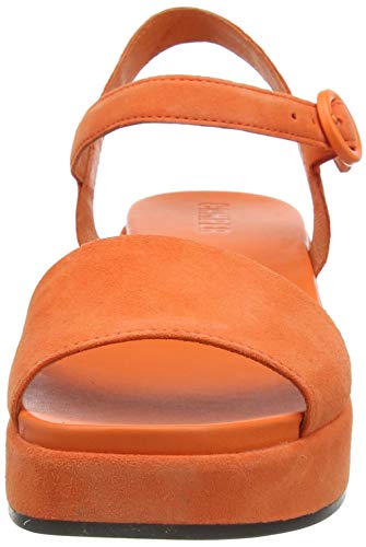 Camper Misia, Sandalia con Pulsera Mujer, Naranja (Medium Orange 810), 35 EU
