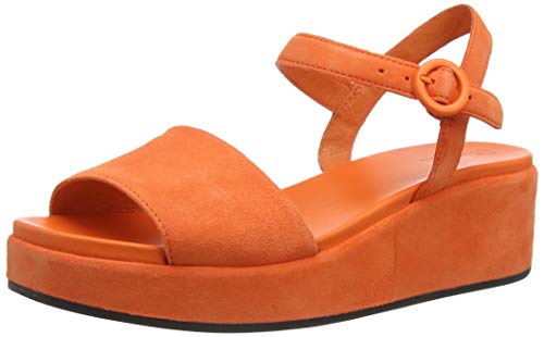 Camper Misia, Sandalia con Pulsera Mujer, Naranja (Medium Orange 810), 35 EU