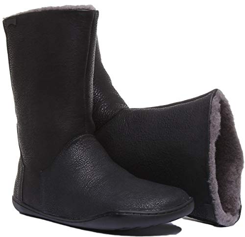 Camper Peu Cami, Bota Media Pantorrilla Mujer, Negro, 40 EU