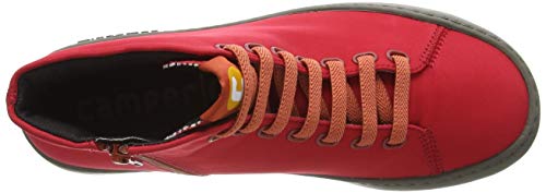 Camper Peu Touring, Botas Cortas al Tobillo Mujer, Rojo Brillante, 38 EU