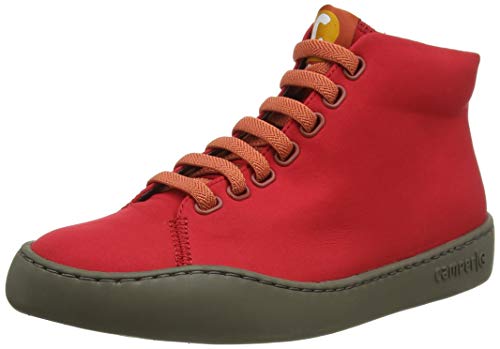 Camper Peu Touring, Botas Cortas al Tobillo Mujer, Rojo Brillante, 38 EU