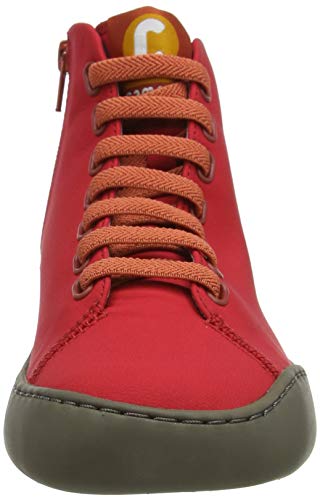 Camper Peu Touring, Botas Cortas al Tobillo Mujer, Rojo Brillante, 40 EU