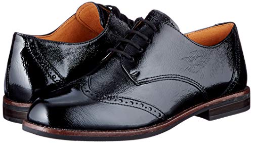 CAPRICE 9-9-23200-25 017, Oxford Mujer, Napa Negra, 39 EU