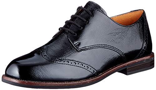 CAPRICE 9-9-23200-25 017, Oxford Mujer, Napa Negra, 39 EU