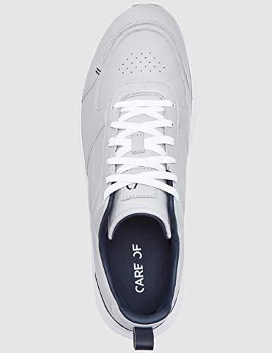 CARE OF by PUMA Zapatillas bajas informales en cuero para hombre, Gris, 41 EU