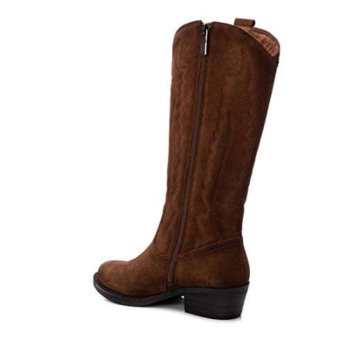 CARMELA - - Bota de señora campera - Cierre con Cremallera - Camel - 39 EU