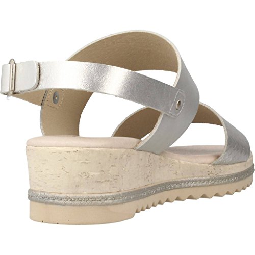 Carmela Sandalias Chanclas Mujer 66161C para Mujer Plateado 39 EU