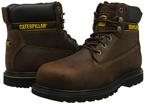 Cat Footwear Holton, Botas de Trabajo Hombre, Marrón (Brown 003), 43 EU