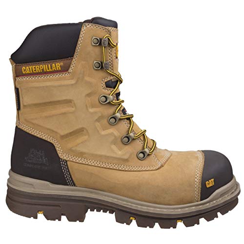CAT Footwear Premier - Botas de seguridad para hombre de 20 cm Wr Tx Ct S3 HRO Src, color Negro, talla 42 EU