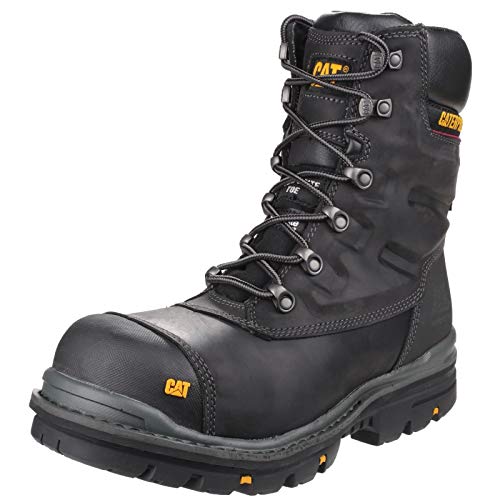 CAT Footwear Premier - Botas de seguridad para hombre de 20 cm Wr Tx Ct S3 HRO Src, color Negro, talla 42 EU