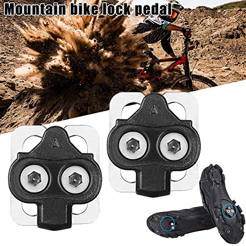 ccsfrgtrh Tacos de Bicicleta Spinning Indoor Cycling & Mountain Bike Cleat Set para Shimano SPD