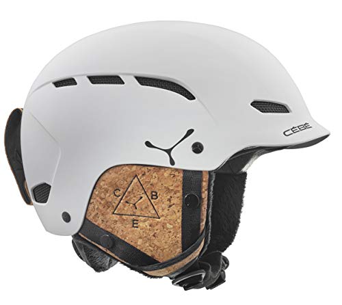 Cébé Dusk Cascos de ski, Unisex Adulto, Matte White Cork, 56-58 cm