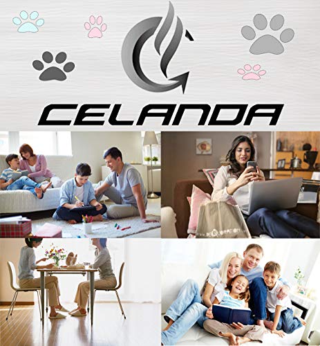 CELANDA Zapatillas de Casa para Mujer Hombre Cálido Zapatos de Estar Otoño Invierno Interior Casa Slippers Suave Algodón Zapatilla