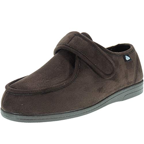 CELIARUIZ WALLABYBAM Wallaby | Zapatilla para Diabéticos | Bamara | Extra Ancho Especial Velcro Posoperatorio Hombre Mujer Unisex MARRÓN Talla 37
