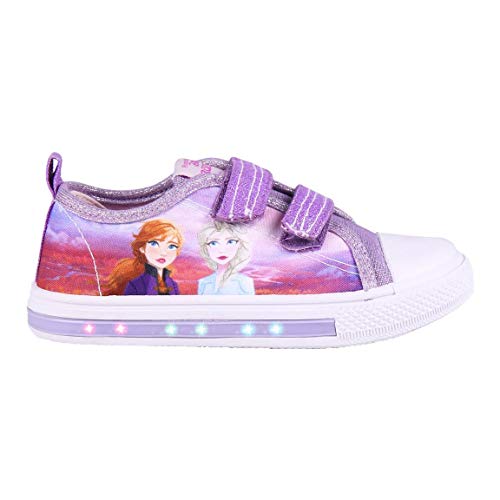 Cerdá 2300004711_T027-C72, Zapatillas de Lona Frozen 2-Licencia Oficial Disney, Morado, 27 EU