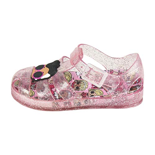 Cerdá Sandalias Cangrejeras Niña LOL-Talla 30, Rosa, EU