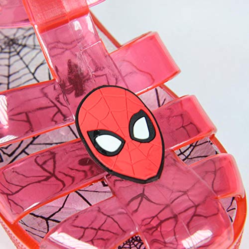 Cerdá Sandalias Cangrejeras Niño Spiderman, Pescador, Rojo, 27 EU