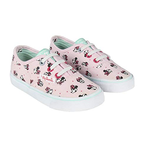 Cerdá Zapatilla Loneta Vulcanizada Minnie, Niña, Rosa (Rosa C07), 32
