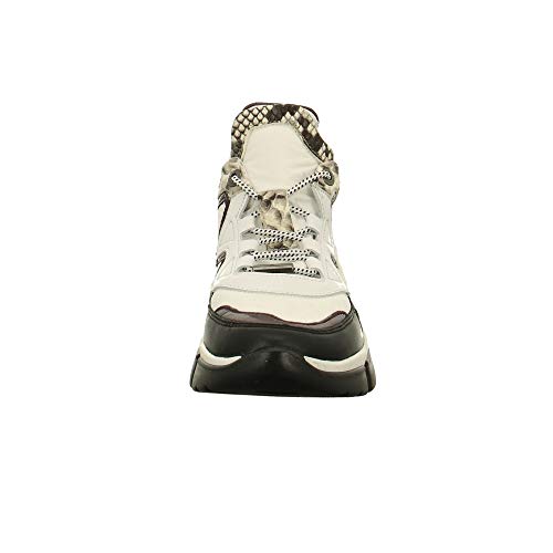 Cetti C-1187 SRA Sweet Black-White (blanco) - Zapatillas deportivas con cordones para mujer, color blanco, piel y tela, color Blanco, talla 41 EU