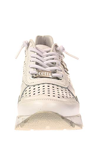 Cetti - Zapatos de cordones de Cuero para mujer Blanco Blanco, color, talla 37 EU