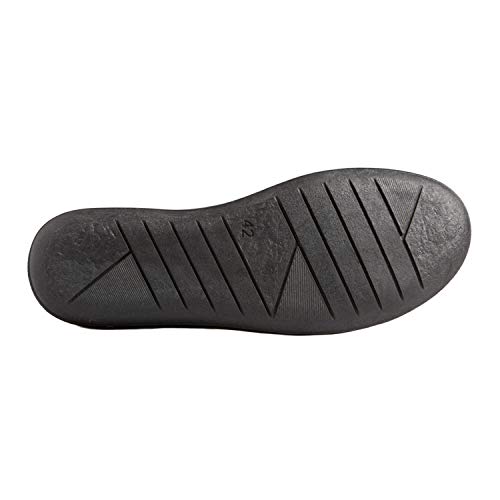Chacal Shoes – Zapatos Casual en Piel para Hombre en Color Granate con cordón elástico para un Calzado fácil – Talla EU 42