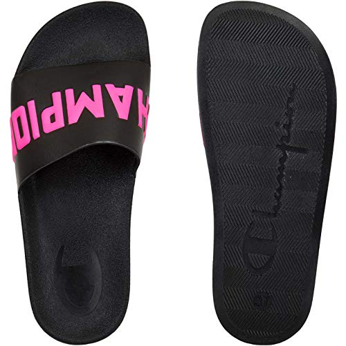 Champion Varsity - Chanclas para mujer, color Negro, talla 37 EU
