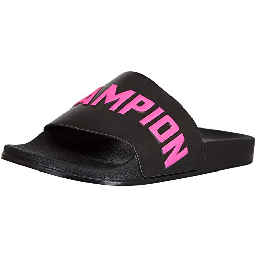 Champion Varsity - Chanclas para mujer, color Negro, talla 37 EU