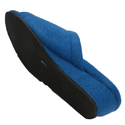 Chancla Estar casa Mujer Pala Lisa Planta anatómica Vanity en Azul Talla 39