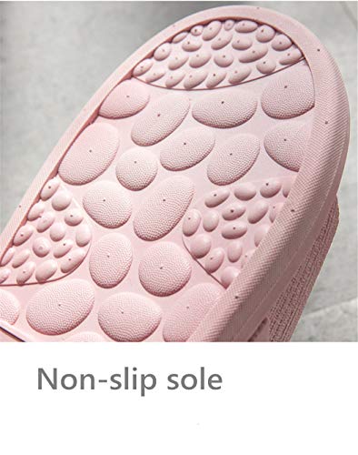 Chanclas de Masaje,Veluckin Zapatillas de Ducha Verano Antideslizante de Secado rápido,Azul Oscuro,44/45