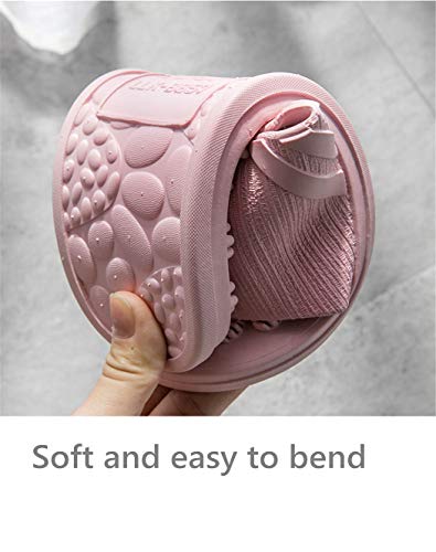 Chanclas de Masaje,Veluckin Zapatillas de Ducha Verano Antideslizante de Secado rápido,Azul Oscuro,44/45