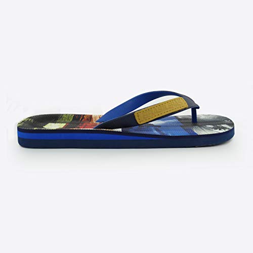 Chanclas de Playa BRASILERAS®,Gin Surf Suela Antideslizante del 39 al 46. Hombre para Interior/Exterior. Zapatos de Piscina