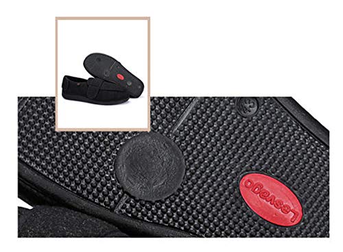 chenhe Estar por casa Zapatos Diabéticos Respirable,Zapatillas ortopédicas Lavables con Velcro, ampliamente adecuadas para Zapatillas de Espuma viscoelástica para diabéticos-Azul_43EU