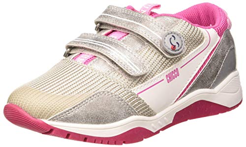Chicco Scarpa Creek, Zapatillas de Gimnasia Niños, Plateado (Argento 020), 26 EU