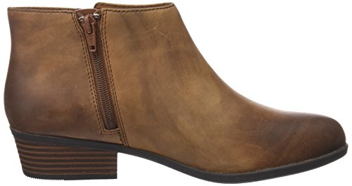 Clarks Addiy Zora, Botas Militar, Mujer, Marrón (Tan Leather), 38 EU