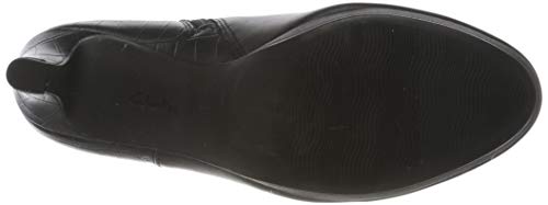 Clarks Adriel Lily, Botas Cortas al Tobillo Mujer, Combi Negro, 39.5 EU