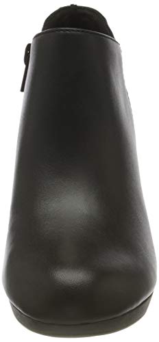 Clarks Adriel Lily, Botas Cortas al Tobillo Mujer, Combi Negro, 39.5 EU