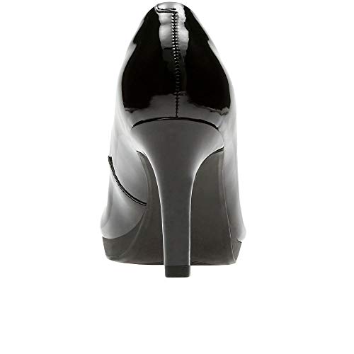 Clarks Adriel Viola, Zapatos de Tacón Mujer, Negro (Black Pat), 39.5 EU