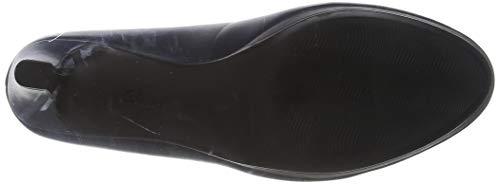 Clarks Adriel Viola, Zapatos de Vestir par Uniforme Mujer, Cuero Azul Marino, 42 EU