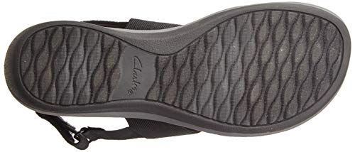 Clarks Arla Jacory, Sandalias de Talón Abierto Mujer, Negro (Black-), 38 EU