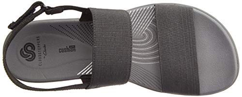 Clarks Arla Jacory, Sandalias de Talón Abierto Mujer, Negro (Black-), 38 EU