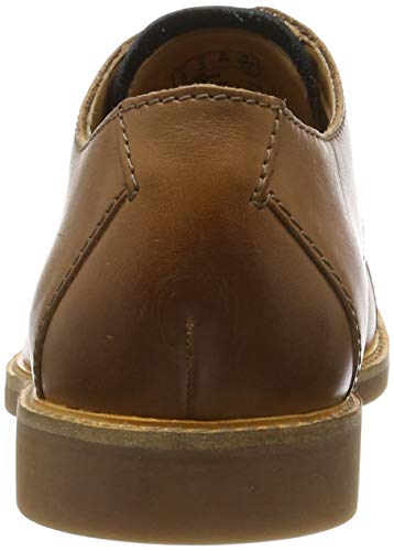 Clarks Atticus Cap, Zapatos de Cordones Derby Hombre, Braun Tan-Funda de Piel, 42 EU