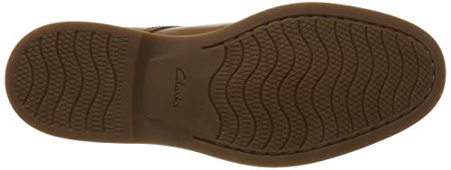 Clarks Atticus Cap, Zapatos de Cordones Derby Hombre, Braun Tan-Funda de Piel, 42 EU